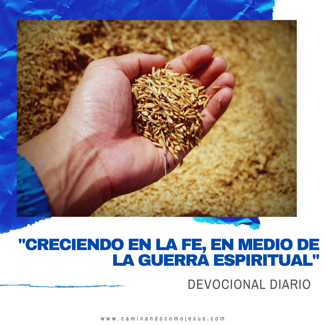CRECIENDO EN LA FE, EN MEDIO DE LA GUERRA ESPIRITUAL – Caminando como Jesús